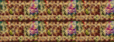 Kar taneleri izole edildi. Güzel süs eşyası. Kahverengi, sarı ve bej renkli kar tanesi süsü. Kar tanesi süsü Raster illüstrasyonu.