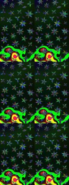 Tekstil veya kitap kapakları, imalat, duvar kağıtları, baskı, hediye paketi ve yapıştırma kitabı için çiçek eskizi geçmişi. Küçük çaplı çiçeklerdeki basit şirin desenler. Raster illüstrasyonu.