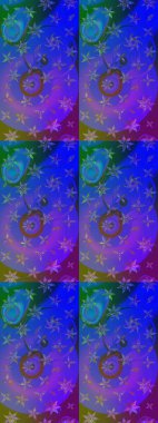 Nazik romantik baskı. Raster güzel bir çiçek deseni çizmiş. Tatil havası. Bahar mevsimi.