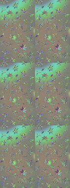 Modern, gri ve bej renkli duvar kağıdı arkaplan resimli klasik çizgili, desenli desenli çiçekler, çiçekli süsler. Çiçekli el çizimi çizimi deseni.