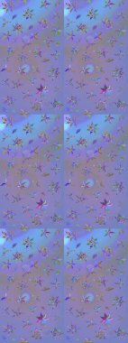 Güzel kumaş deseni. Yazdır. Renkli Yaz Temalı eskiz kalıbı. Düz Çiçek Elementleri Tasarımı. Güzel eskiz şekli. Raster çiçekli arka plan.