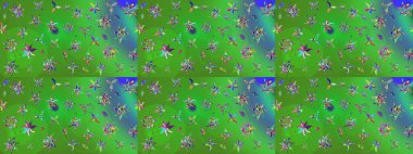 Yumuşak pamuk tasarımı. Raster 'ın taze dokusu. Yumuşak fayans. Paketleme, tekstil, duvar kâğıdı için çiçek eskizi. Klasik çiçek deseni.