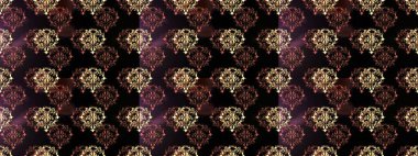 Kusursuz altın desenli bukleler. Raster illüstrasyonu. Altın elementli siyah, kahverengi ve gri renkler. Doğu tarzı arabesk. Raster altın desen.