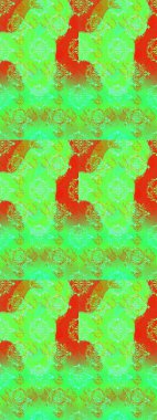 Botanik kusursuz desen. Suluboya etkisi. Raster deseni. Organik elementler.