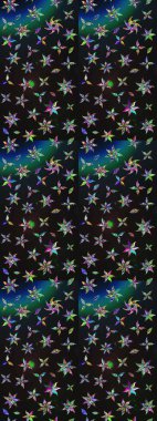 Güzel kumaş deseni. Raster illüstrasyonu. Bahar çiçekli güzel bir çiçek deseni..