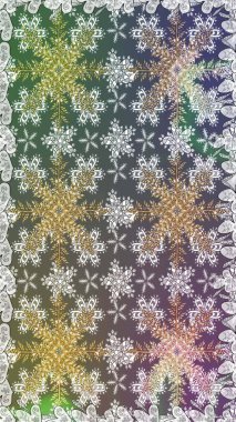 Barok tarzında duvar kağıdı tasarımı için kusursuz damaske deseni arkaplanı. Gri renkli ve altın elementli altın desenli. Süslü raster dekorasyonu.