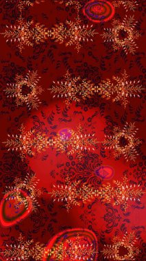 Raster illüstrasyonu. Raster Noel soyut renkli arka plan ve düşen kar tanesi. Kar taneli Noel arkaplanı. Kış soyut arkaplanı.