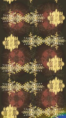 Raster skeci. Kartpostal için sevimli, basit raster kar taneleri ve tekstil için poster tasarımı, ambalaj kağıdı, el yapımı Noel tarzı kış arkaplanları. Kış karalamaları el çizimi kar tanesi.