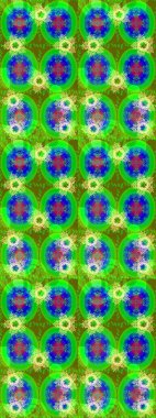 Raster illüstrasyon. Kusursuz desen. Ultramoda kumaş deseni. Organik motif arka plan.