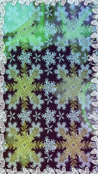 Raster geleneksel altın pürüzsüz deseni nötr renklerde. Barok tarzında kusursuz bir doğulu süsü..