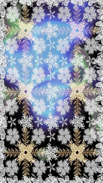 Gri renkli gri papatya deseni. Gri renklerde. Raster illüstrasyonu.