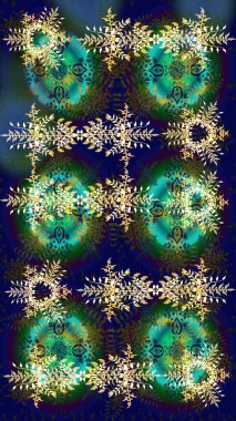 El çizimi Raster çizimi. Çizim çiçek deseni duvar kağıdı, web sitesi arka planı, ambalaj kağıdı, davetiye, broşür, afiş veya web sitesi için kullanılabilir. Parlak elementlerin.