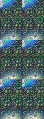 Mavi, yeşil ve nötr renkte güzel çiçekli eskiz deseni, suluboya çiçek deseni, duvar kağıdı, kart veya kumaş için fayanslı. Raster..