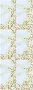 Kusursuz bir arka plan. Raster illüstrasyonu. Basit bir şekilde. Tarafsız renklerde soyut sevimli kelebek.