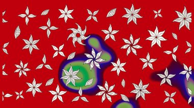 Egzotik çiçekler, kırmızı ve nötr renklerde botanik ve parlak klasik doğa. Klasik tropikal doğal elementlerin suluboya seti. Raster illüstrasyonu.