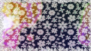 Kusursuz Vintage Çiçek Deseni. Raster Kalça dokusu deseni.