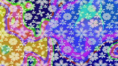 Renkli Yaz Temalı eskiz kalıbı. Düz Çiçek Elementleri Tasarımı. Mavi renkli çiçekler. Sevimli çiçek raster deseni.