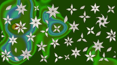 Düğün davetiyeleri için çiçek deseni, tebrik kartları, hatıra defteri, baskı, hediye paketi, imalat. Düzenlenebilir. Suluboya stilinde yeşil çiçekli zarif çizim deseni, tasarım elementleri.