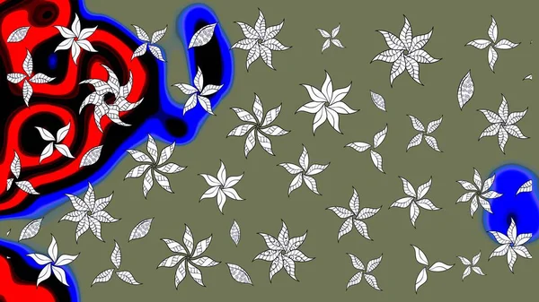 Paketleme, tekstil, duvar kâğıdı için çiçek eskizi. Raster 'ın taze dokusu. Yumuşak fayans. Klasik çiçek desenli. Yumuşak pamuk tasarımı.