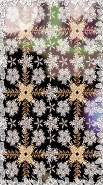 Raster düz çiçekleri pürüzsüz desen. Hediye ambalaj kağıdı, tebrik kartları, posterler ve pankart tasarımı. Siyah renkte çiçekler.