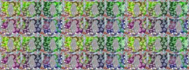 Tekstil, kumaş, kapaklar, duvar kağıtları, baskı, naylon, yapıştırma, örgü, dekupaj için çiçeksiz arkaplan. Küçük nötr çiçeklerdeki oldukça eski bir besin torbası deseni.