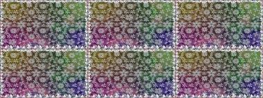 Güzel çiçek deseni. Gri renkli çiçekler. Düz Çiçek Elementleri Tasarımı. Renkli Bahar Teması Kusursuz Arkaplan.