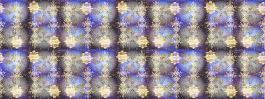 İllüzyon. Güzel raster rengi, gri ve mor kar taneleri renkli bir arkaplanda izole edilmiş. Kar taneleri, kar yağışı. Düşen Noel stilize kar taneleri.