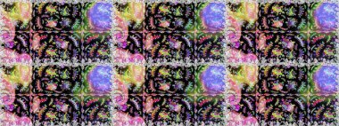 Küçük çiçekteki sevimli çiçek deseni. Kusursuz. Raster illüstrasyonu.