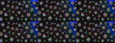 Raster illüstrasyonu. Küçük çiçekteki sevimli çiçek deseni. Çizim.