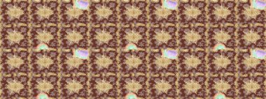 Raster Golden eskiz kalıbı. Doğu tarzı arabesk tarzında altın elementler. Kahverengi renkte çizim deseni. Altın desenli bukleler çiz.