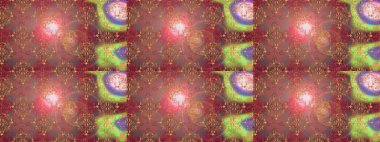 El çizimi. Raster illüstrasyonu. Çiçekler, dallar, bitkiler ve çiçekler. Güzel kumaş deseni.