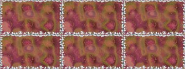 Küçük çiçekte güzel bir çiçek deseni var. Raster deseni. Çiçekli, suluboya desenli kusursuz çiçek deseni.