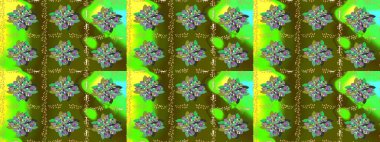 Eski usul. Tomurcukları çiçek olan sevimli bir çiçek deseni. Eskiz geçmişi. Kumaş, tekstil, duvar kağıdı baskısı için. Raster illüstrasyonu. Raster..