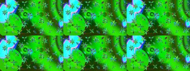 Raster Illustrasyon 'daki Çiçek Deseni' nin son moda çizimi. Renkli Yaz Temalı eskiz kalıbı. Düz Çiçek Elementleri Tasarımı. Güzel kumaş deseni.