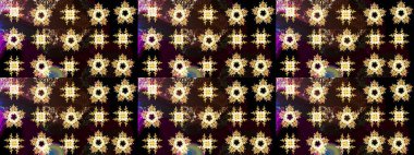 Çiçekli karalama şeklinde Raster çiçek deseni. Nazik, narin çiçek arkaplanı. Siyah renkte çiçekler.