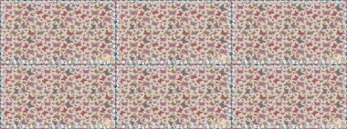 Kumaş, Tekstil, Baskı ve Davetiye için arka plan. Suluboya stilinde uçan kelebeklerin kusursuz deseni. Raster illüstrasyonu. Doğada Güzellik.