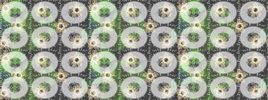 Kar Tanesi Mozaik ikonu. Siluet kar tanesi işareti izole edilmiş gri, nötr ve yeşil renkler. Düz dizayn. Sembol kışı, donmuş, Noel, yeni yıl tatili. Grafiksel element dekorasyonu. Raster tasarımı.