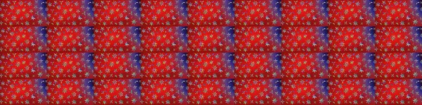 Kırmızı ve menekşe rengi üzerine karalamalar çizilmiş çiçek deseni. Raster illüstrasyonu.