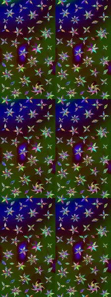 Anti-stres için soyut örnek sayfası. Raster illüstrasyonu. Kahverengi ve yeşil renklerde.