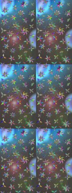 Raster sketch pattern with blue and gray tulip flowers. Can be used as greeting or wedding background. Spring tender design for natural cosmetics, perfume, florist shop. Best for wrapping paper.