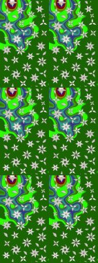 Küçük çaplı çiçeklerdeki basit şirin desenler. Tekstil veya kitap kapakları, imalat, duvar kağıtları, baskı, hediye paketi ve yapıştırma kitabı için çiçek eskizi geçmişi. Raster illüstrasyonu.