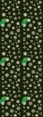 Süslü zentangle çizim dokusu, soyut çiçeklerle süslenmiş. Çiçek deseni duvar kağıdı, desen dolguları ve web sayfası arka planı için kullanılabilir. Şekillendirilmiş çiçekli çizim deseni.