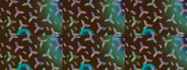 Kar taneleri arka plan. Kar tanesi süs desen. Raster resim. Snowflakes desen. Düz çizmek özgeçmişlerine izole soyut kar taneleri ile.