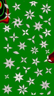 Çiçekli çiçek deseni, suluboya. Küçük çiçekte güzel bir çiçek deseni var. Raster deseni.