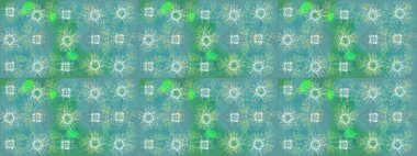 Mavi, yeşil ve nötr renklerde izole edilmiş. Kar Tanesi Simgesi. Kış kar tanesi. Kar Tanesi Raster çizimi.