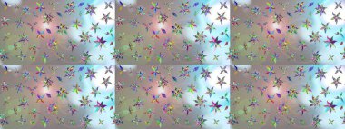 Tarafsız ve gri renklerde çiçekler. Sketch Colour Spring Theme eskiz kalıbı. Sevimli çiçek raster deseni. Düz Çiçek Elementleri Tasarımı.