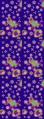 Raster illüstrasyonu. Egzotik çiçekler, mavi renkler üzerine botanik parlak klasik doğa. Klasik tropikal doğal elementlerin suluboya seti.