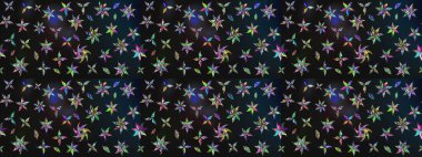 Kabile sanatı boho baskısı, klasik çiçek arkaplanı. Arkaplan dokusu, duvar kağıdı, gri ve mavi renkli çiçek teması. Soyut etnik raster çizim kalıbı.