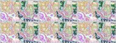 Tarafsız ve bej çiçekli bahar çiçekleri. Motley illüstrasyonu. Küçük çiçekte güzel bir desen. Moda baskıları için zarif bir şablon. Küçük renkli çiçekler..