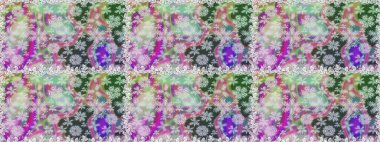 Duvar kağıdı, web sitesi arka planı, ambalaj kağıdı, davetiye, broşür, afiş veya web sitesi için kusursuz çiçek deseni kullanılabilir. Karalama elementleri. El çizimi Raster illüstrasyonu.